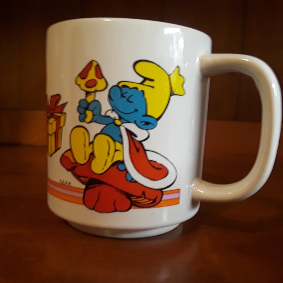 1981 Smurf Happy Birthday coffee mug - Picture 5 of 6